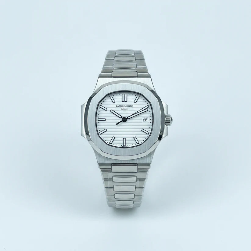 A Grade Nautilus White Dial Silver watch